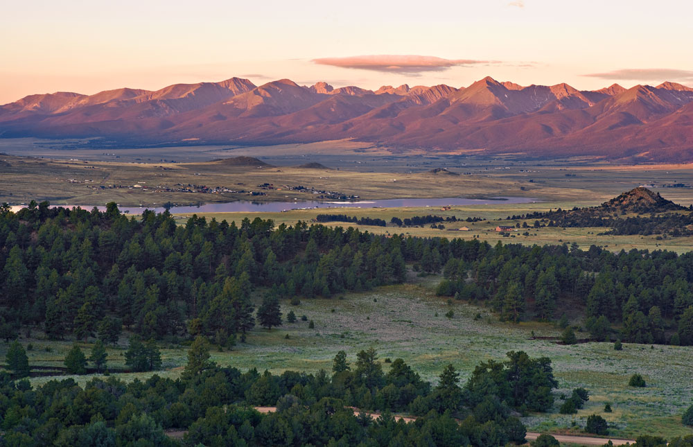 Wet Mountains Valley at Sunrise